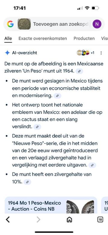 Mexicaanse in peso 1964 beschikbaar voor biedingen
