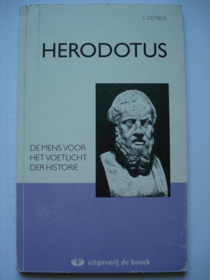 1. Herodotus De mens voor het voetlicht der historie Geysels, Boeken, Schoolboeken, Zo goed als nieuw, Grieks, ASO, Verzenden