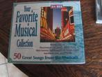 Your Favorite Musical Collection  3 CD - 50 songs, Ophalen of Verzenden, Gebruikt, Overige genres