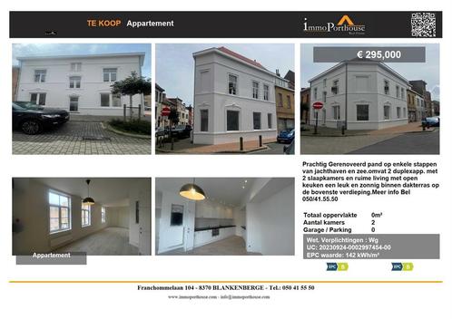 Appartement te huur in Blankenberge, 2 slpks, Immo, Huizen te huur, Appartement, B