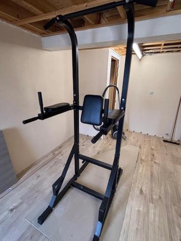 Power tower voor krachttraining / Training Station, Sport en Fitness, Ophalen, Gebruikt, Krachtstation, Metaal