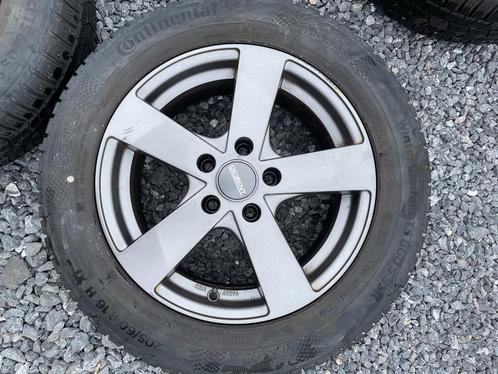 Jantes avec pneus, Auto-onderdelen, Banden en Velgen, Banden en Velgen, Winterbanden, 16 inch, 205 mm, Personenwagen, Gebruikt