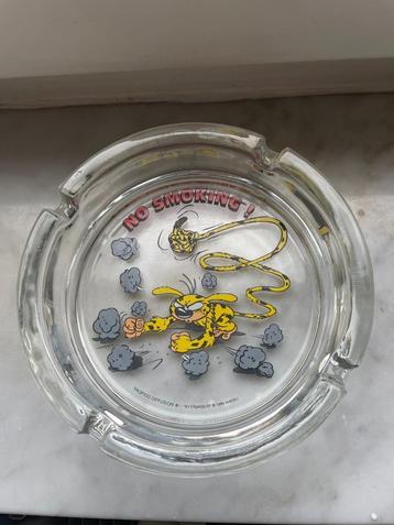 Glazen asbak uit de Marsupilami collectie beschikbaar voor biedingen