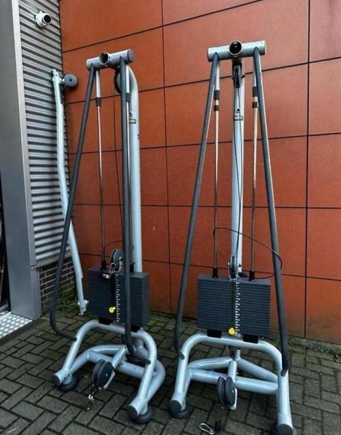 Technogym Cable Cross met 2x50kg Steekgewichten, Sport en Fitness, Fitnessmaterialen, Gebruikt, Overige typen, Ophalen