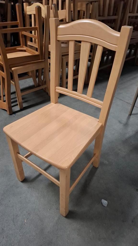 40 horeca eetkamer bohemian hout naturel lot cafe bistro, Huis en Inrichting, Stoelen, Zo goed als nieuw, Vijf, Zes of meer stoelen