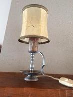 tafel lamp in tin, Antiek en Kunst, Antiek | Tin, Ophalen