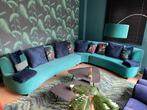 Hoeksalon, 2023, groen, Huis en Inrichting, Ophalen, Gebruikt, Stof