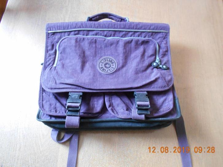 Cartable Kipling mauve, Bijoux, Sacs & Beauté, Sacs | Cartables, Utilisé, Porte-documents ou Cartable, 30 à 40 cm, 30 à 40 cm