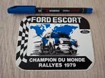 Vintage sticker Ford Escort 1979 Champion du Monde rallyes, Verzamelen, Ophalen of Verzenden, Zo goed als nieuw, Auto of Motor