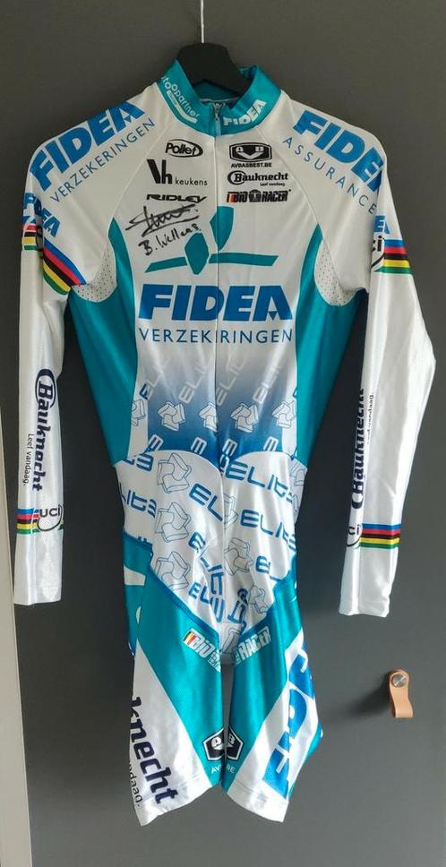 Vintage koerstrui wielershirt Bart Wellens crosspak, Sport en Fitness, Wielrennen, Gebruikt, Kleding, Ophalen of Verzenden