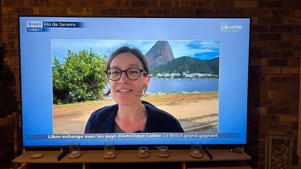 Tv Samsung parfait état. 190,5 cm (75") 4K, Enlèvement, Comme neuf