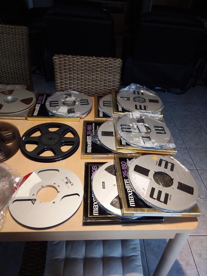 Moulinets avec pneu, sans pneu, aluminium, plastique, TV, Hi-fi & Vidéo, Enregistreurs audio, Magnétophone, Enlèvement