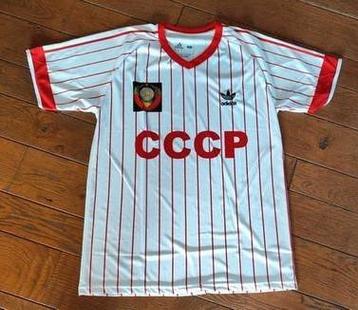 Vintage CCCP voetbalshirt (ex USSR), Adidas uit de jaren 80 beschikbaar voor biedingen