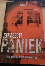 Jeff Abbott - Paniek boek., Boeken, Ophalen of Verzenden, Zo goed als nieuw, Nederland, Jeff Abbott