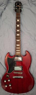 Epiphone SG Standard Cherry Red, lefty, Muziek en Instrumenten, Snaarinstrumenten | Gitaren | Elektrisch, Ophalen, Gebruikt, Solid body