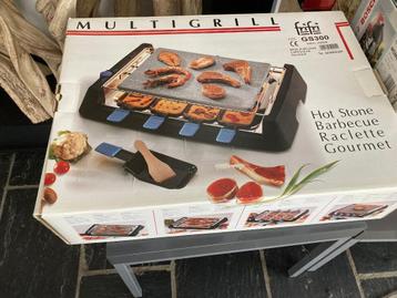 appareil multigrill barbecue raclette gourmet frifri neuf, Electroménager, Enlèvement, Neuf