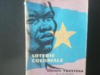 Koloniale loterijvlag Belgisch Congo boekomslag België, Verzamelen, Verpakking, Gebruikt, Verzenden
