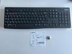 Draadloos Azerty toetsenbord Logitech K270, Ophalen, Multimediatoetsen, Logitech, Draadloos