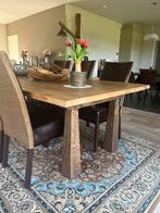 Eiken tafel + 6 stoelen, Ophalen
