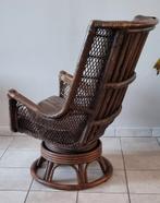 Rotan roteerbare wiegstoel, Antiek en Kunst, Ophalen