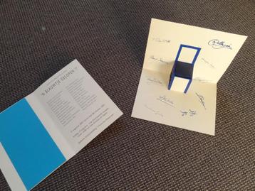 twee aparte Pop Up kaarten van Galerij Marc van Meensel beschikbaar voor biedingen
