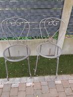 Tuin - terrasstoelen, Tuin en Terras, Tuinstoelen, Ophalen, Gebruikt, Metaal