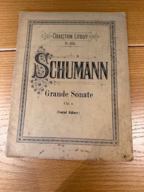 Robert Schumann – Grande Sonate, Op. 11, Muziek en Instrumenten, Bladmuziek, Gebruikt, Artiest of Componist, Klassiek, Piano, Ophalen of Verzenden