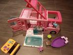 Barbie camper met accessoires (zie foto), Kinderen en Baby's, Speelgoed | Poppenhuizen, Ophalen, Zo goed als nieuw, Accessoires