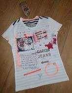 Garcia jeans witte tshirt met print (140-146) (nieuw), Kinderen en Baby's, Nieuw, Meisje, Ophalen of Verzenden, Shirt of Longsleeve