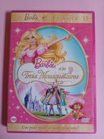 DVD Barbie en de drie musketiers, Cd's en Dvd's, Ophalen of Verzenden, Zo goed als nieuw