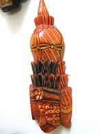 Zuidoost-Azië: prachtig handgemaakt muurmasker, Ophalen of Verzenden