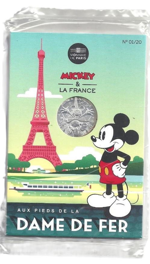 FRANCE 10 euros argent 2018 Mickey Tour Eiffel, Timbres & Monnaies, Monnaies | Europe | Monnaies euro, Série, 10 euros, France