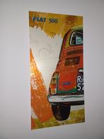 Fiat 500 reclamebord orgineel van fiat dealer, Collections, Marques & Objets publicitaires, Enlèvement, Panneau publicitaire