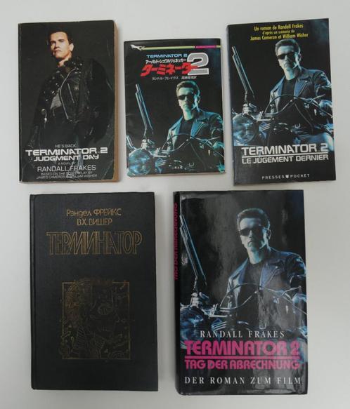 5 Terminator 2 romans / novels in verschillende talen, Livres, Romans, Enlèvement ou Envoi