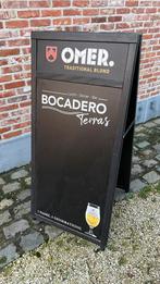 Tableau Omer en bois., Enlèvement, Comme neuf, Panneau, Plaque ou Plaquette publicitaire