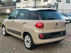 Fiat 500L 1.4i Lounge - 51.549KM - Airco - Bluetooth - Pano, Auto's, Fiat, Voorwielaandrijving, Euro 6, 4 cilinders, Beige