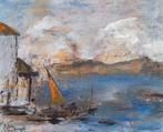 Kunsthandel Gennep - "Bretagne", Antiek en Kunst, Kunst | Schilderijen | Modern, Ophalen of Verzenden