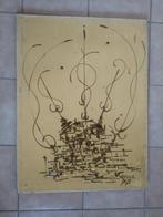 schilderij kowa 1977, Ophalen of Verzenden