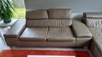 3-zit zetel en longchair, Huis en Inrichting, Ophalen, Leer