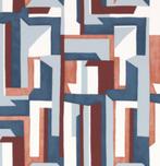 Hoogwaardig Casamance retro geometrisch patroonbehang, Huis en Inrichting, Stoffering | Behang, Verzenden, 75 m² of meer, Geel