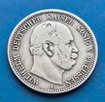 2 Mark  1877  William l, Zilver, Duitsland, Ophalen of Verzenden, Losse munt
