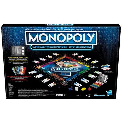 Monopoly Hasbro – jeu de société Super électronique, jeux de
