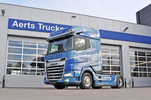 ST878, Auto's, Vrachtwagens, Particulier, DAF, Diesel, Euro 6, Automaat, Blauw, Achterwielaandrijving, BTW verrekenbaar