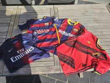Lot de 4 vareuse de foot, Enlèvement, Comme neuf, Maillot