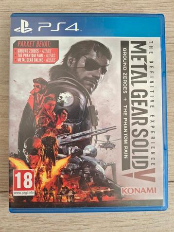 2 jeux Metal Gear sur 1 disq, Phantom Pain + Ground zeroes