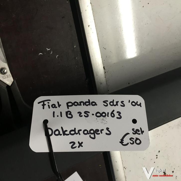 Fiat Panda 5drs 1.1 B 2004 2500163 Dakdrager set, Auto diversen, Dakdragers, Gebruikt, Ophalen