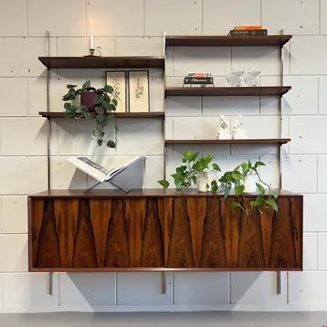 Vintage wandmeubel •Tetex Enschede• beschikbaar voor biedingen