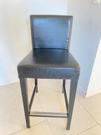 Lot 6 chaises de bar en cuir IKEA, Enlèvement, Comme neuf, Cuir