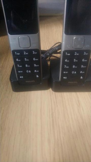 Philips D63x Duo, Telecommunicatie, Ophalen of Verzenden, Zo goed als nieuw, 2 handsets