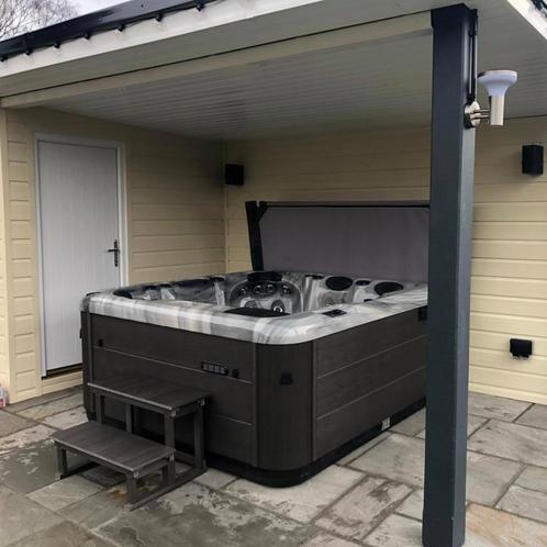 5pers jacuzzi Muziek Shiatsu Gratis levering trapveel meer, Tuin en Terras, Bielzen en Borduren, Nieuw, Ophalen